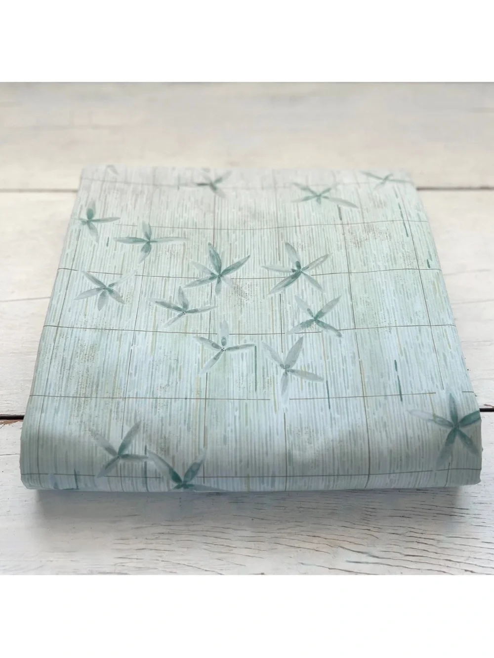 RARE Calvin Klein Ocean Grid Jade Green QUEEN Duvet Cover Floral Graphic Italy